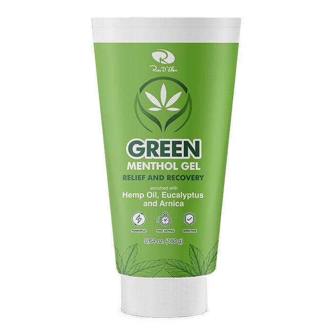 Green Menthol Relief and Recovery Gel Massager