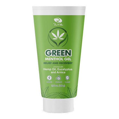 Green Menthol Relief and Recovery Gel Massager