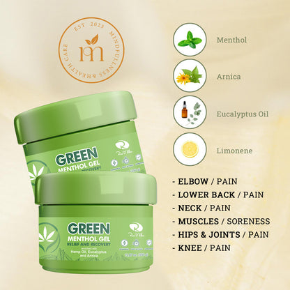 Green Menthol Relief and Recovery Gel